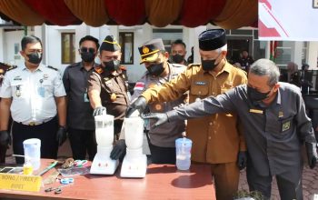 Kejari Bener Meriah Musnahkan Barang Bukti Narkotika