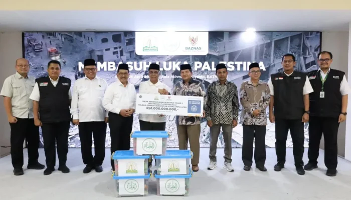 Aceh Salurkan Infak Rp1 Miliar untuk Palestina