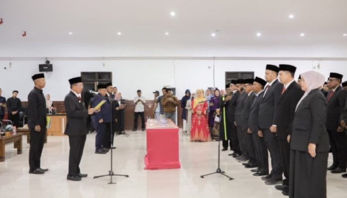 Lantik Pejabat Tinggi Pratama, Sibral Malasyi Tekankan Profesionalisme dan Kinerja