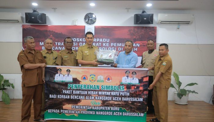 Pemkab Buru Kirim 2.000 Minyak Kayu Putih ke Aceh
