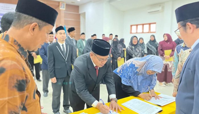 UIN Lhokseumawe Lantik Puluhan Pejabat, Perkuat Kinerja dan Transformasi