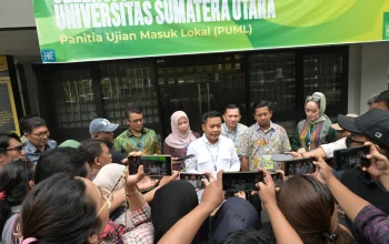 Rektor USU Sidak UTBK, Soroti Dugaan Anomali Peserta Luar