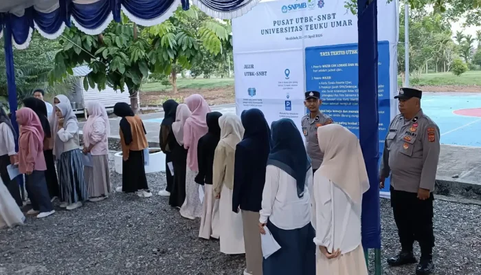 Polisi Amankan UTBK SNBT di UTU Aceh Barat