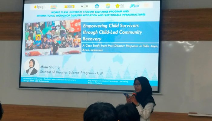 Pengalaman GEN-A Respons Bencana di Aceh Dipaparkan di Panggung Internasional