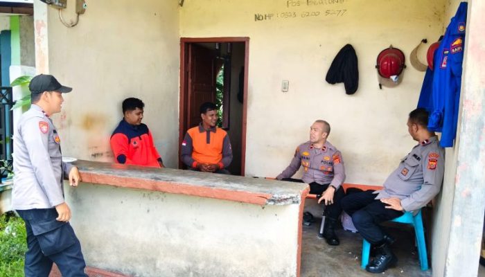 Polsek Beutong Koordinasi Damkar Antisipasi Karhutla Sejak Dini