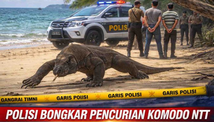 Polisi Ungkap Kasus Pencurian Komodo di NTT