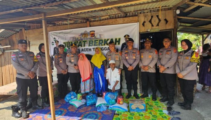Polres Aceh Tenggara Salurkan Bantuan Korban Kebakaran