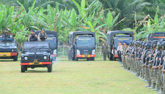 144 Personel Brimob Polda Aceh Ikuti Latihan Jungle Warfare di Cot Girek