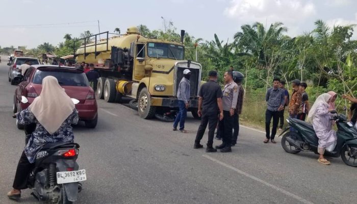 Laka Maut di Jalan PT PGE, Pria Paruh Baya Meninggal di Tempat