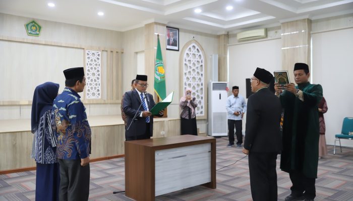 Kasubag TU Dilantik Jadi Kakankemenag Aceh Barat