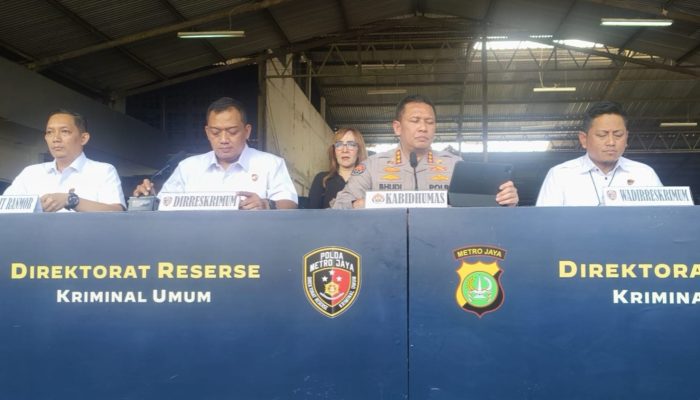 Polda Metro Jaya Gerebek Gudang Motor Diduga Hasil Curian