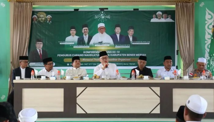 Bupati dan Wakil Bupati Bener Meriah Hadiri Konfercab IV PCNU