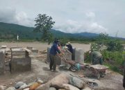 Dibutuhkan Warga, Pembangunan Jembatan Gantung Perintis Kumbang Jaya Agara Dikebut