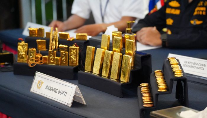Bea Cukai dan Avsec Gagalkan Penyelundupan Emas