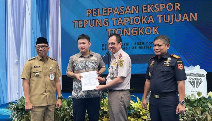 Tapioka Lampung Tembus Pasar Tiongkok, Nilai Capai Rp26 Miliar
