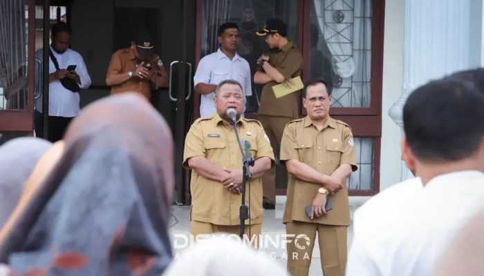 Bupati Aceh Tenggara Sidak Kantor Setdakab dan Satpol PP