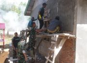 Satgas TMMD Kebut Pembangunan RTLH di Aceh Timur