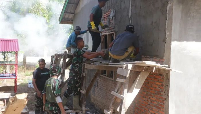 Satgas TMMD Kebut Pembangunan RTLH di Aceh Timur
