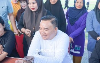 Bupati Aceh Tenggara Gelar Senam dan Cek Kesehatan Gratis