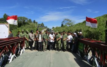 Jembatan Bailey Wihni Percos Resmi Beroperasi