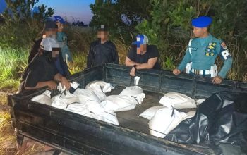 Operasi Dini Hari, TNI AL Gagalkan Penyelundupan Satu Ton Timah