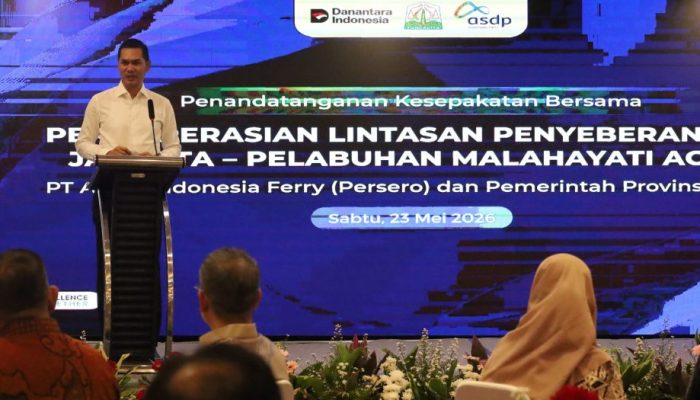 Aceh-ASDP Buka Jalur Ferry Jakarta–Malahayati untuk Logistik