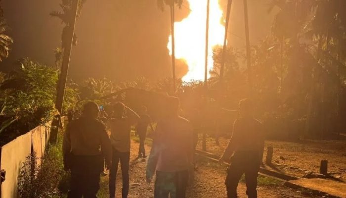 BPMA Monitor Sumur Gas Berapi di Aceh Utara