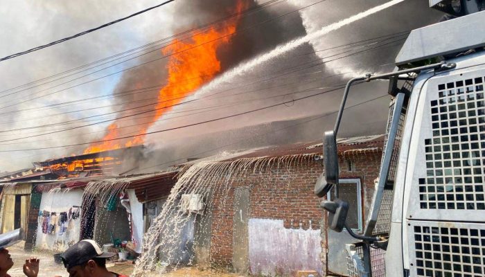 Puluhan Rumah di Lhokseumawe Hangus Terbakar