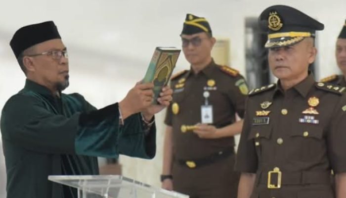 Kajati Aceh Lantik Pejabat Eselon III Kejaksaan