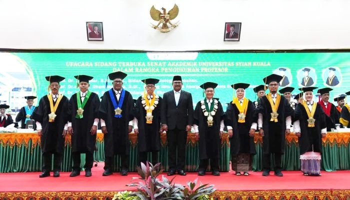 USK Kukuhkan Enam Profesor Baru, Perkuat Kontribusi Riset bagi Masyarakat