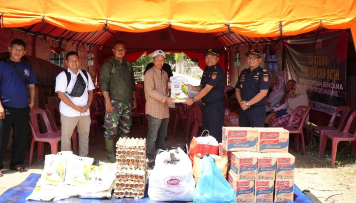 Bea Cukai Lhokseumawe Salurkan Bantuan Korban Kebakaran Gampong Jawa Lama