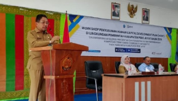 Bupati Pidie Jaya Buka Workshop Pengembangan Kompetensi ASN