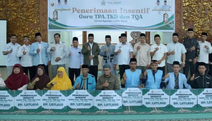 Pemkab Bener Meriah Salurkan Honorarium 482 Guru TPA 2026