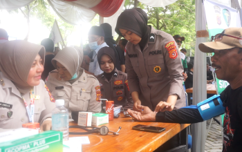 Posko Peduli Polresta Warnai May Day Banda Aceh