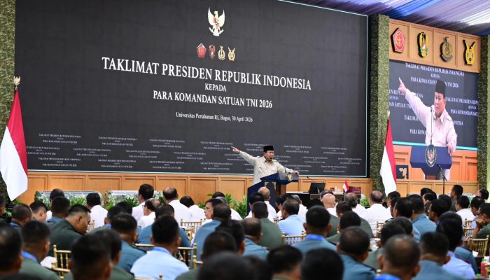 Presiden Prabowo Beri Taklimat 1.500 Komandan Satuan TNI