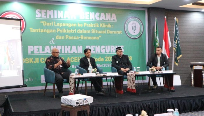 PDSKJI Aceh Gelar Seminar Psikiatri dan Pelantikan Pengurus