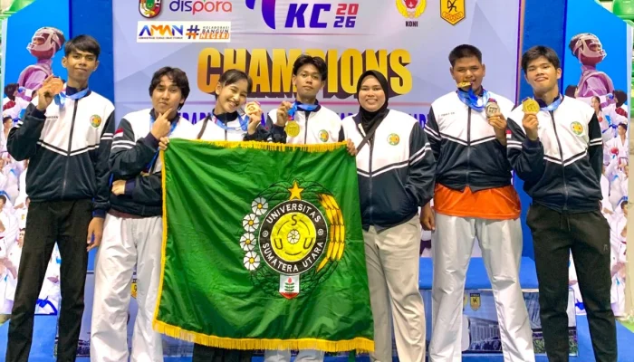 UKM Karate USU Borong Medali di Kejuaraan Nasional Pekanbaru