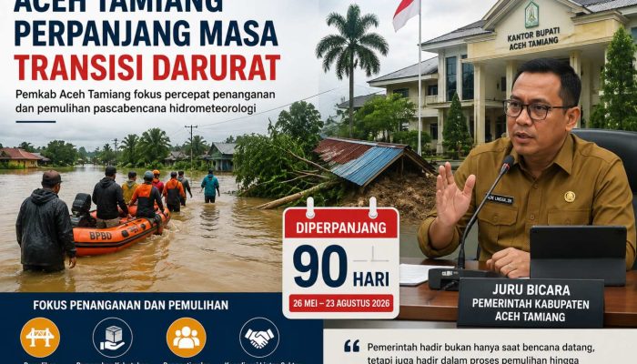 Aceh Tamiang Perpanjang Masa Transisi Darurat