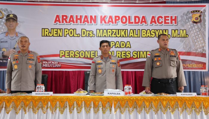 Kapolda Aceh Kunjungi Simeulue, Perkuat Sinergi dan Kamtibmas