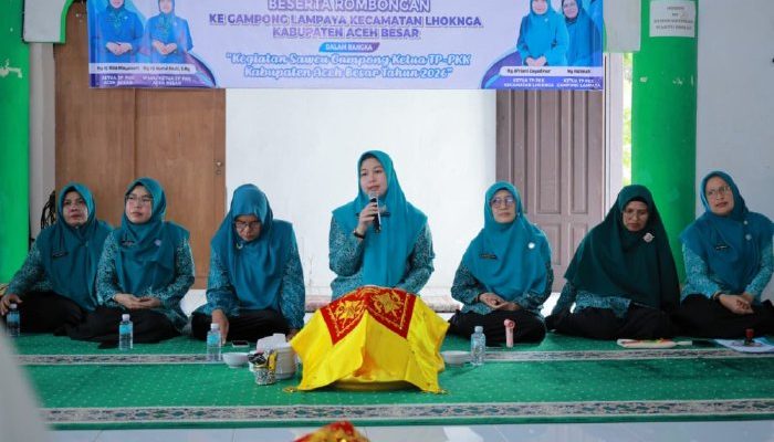TP PKK Aceh Besar Gerakkan Kader Perangi Stunting Hingga Gampong