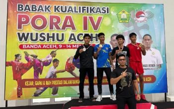 Empat Atlet Wushu Aceh Besar Lolos PORA XIV