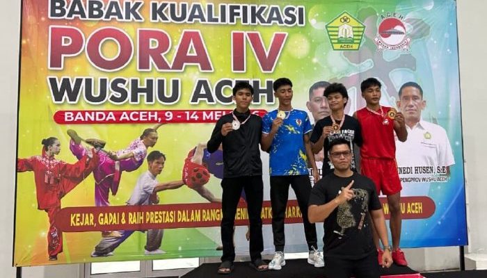 Empat Atlet Wushu Aceh Besar Lolos PORA XIV