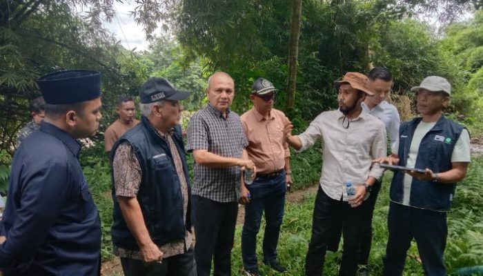 Banleg DPRK Tinjau Lokasi Pembangunan WTP Seulimuem