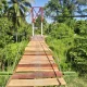 Rehabilitasi Jembatan Gantung Desa Teungoh Capai 55 Persen