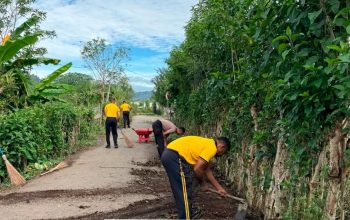 Brimob Aceh Gelar Aksi Bersih Lingkungan Wujudkan Kawasan ASRI