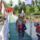 Dandim Bireuen Resmikan Jembatan Gantung Perintis Garuda di Kukue