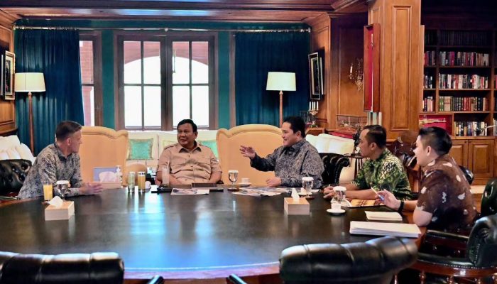 Erick Thohir Laporkan Program Strategis Olahraga kepada Presiden Prabowo