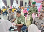 Donor Darah Sambut Hari Bhayangkara di Bener Meriah
