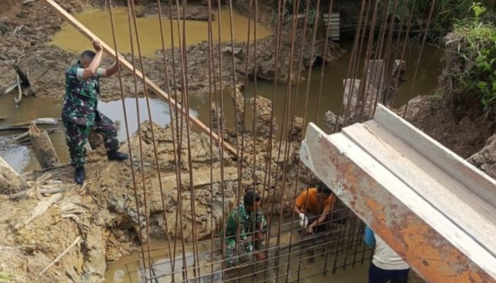 Jembatan Beton TNI Buka Akses Baru Warga Aceh Timur