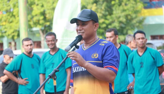 Kapolres Lhokseumawe Buka Turnamen Voli Legends Aceh